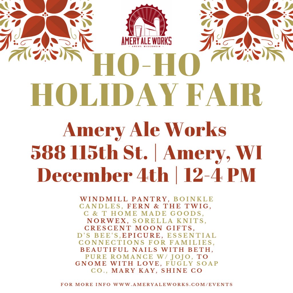 Amery Ale Works This Saturday