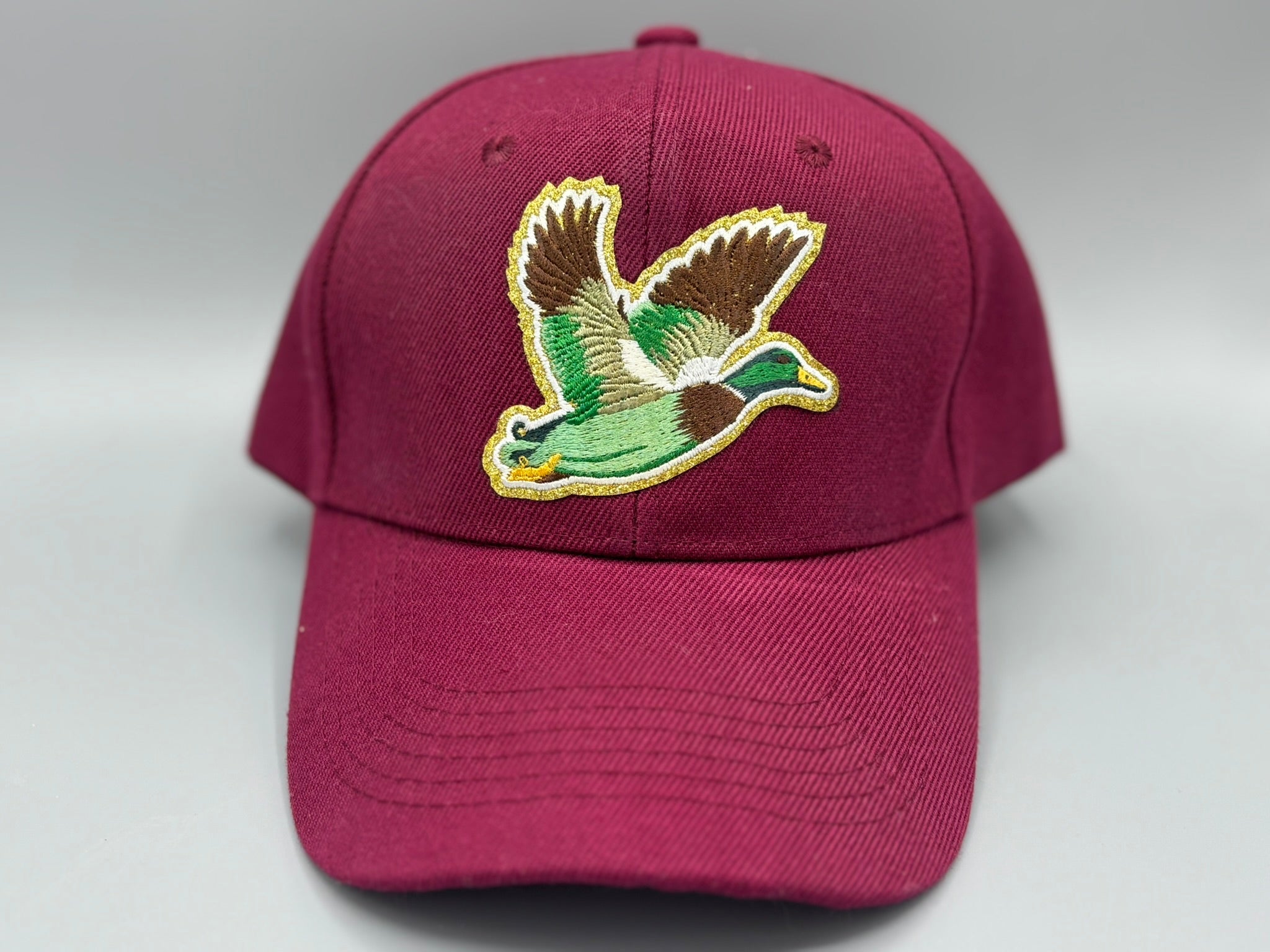 🦆 The Duck Hat – Maroon Cap