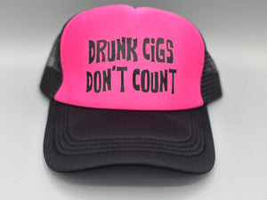 🧢 "Drunk Cigs Don’t Count" – Trucker Hat