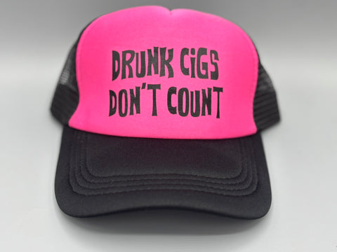 🧢 "Drunk Cigs Don’t Count" – Trucker Hat