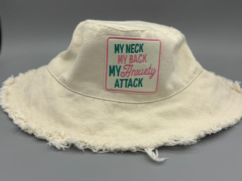 😵💫 Boinkle "My Neck, My Back, My Anxiety Attack" Bucket Hat