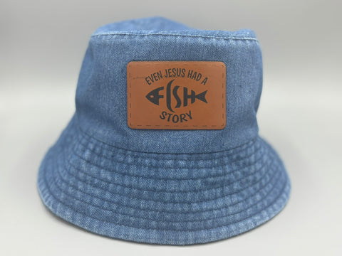 🙏 Boinkle "Even Jesus Had a Fish Story" Bucket Hat