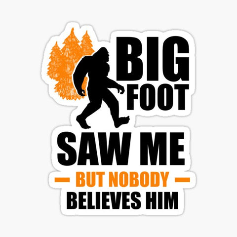 Big Foot Saw Me